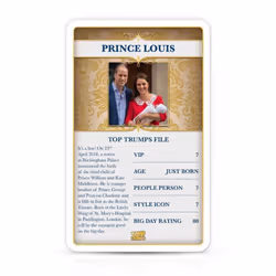 Harry and Meghan's Royal Wedding Top Trumps Card Gam