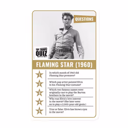 Elvis Presley Top Trumps Quiz Game