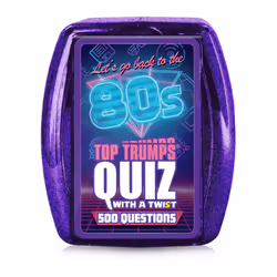 Top Trumps 1980s Quiz Card Game - Let's Go Back To The 80s