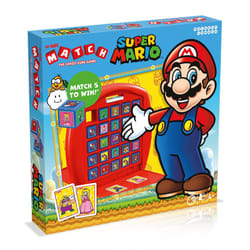 Super Mario Match The Crazy Cube Game Travel Board Game, Multilingual, 15 Characters including Mario, Luigi and Princess Peach, for Ages 4 plus