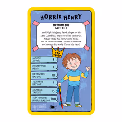 Horrid Henry Top Trumps Special Card Game English Edition