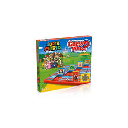 Winning Moves Super Mario Guess Who? Board Game, Play with classic Nintendo characters including Mario, Luigi, Peach, Bowser, ...