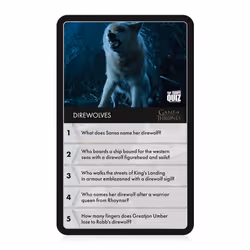 Top Trumps Game of Thrones Quiz Trivia Game, test your knowledge