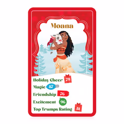 Disney Christmas Top Trumps Card Game