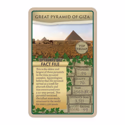Top Trumps - Wonders of the Ancient World