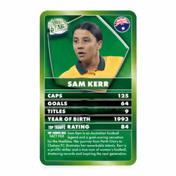 World Football Stars Green Top Trumps Card Game