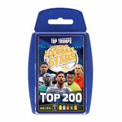 World Football Stars Top 200 - Pack 1 Top Trumps Card Game