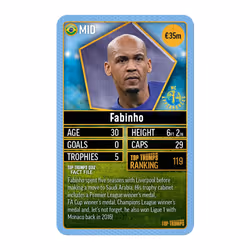 World Football Stars Top 200 - Pack 3 Top Trumps Card Game