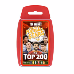 Top Trumps World Football Stars Top 200 Card Game Pack 4