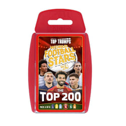 Top Trumps World Football Stars Top 200 Card Game Pack 4