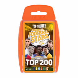 World Football Stars Top 200 - Pack 6 Top Trumps Card Game