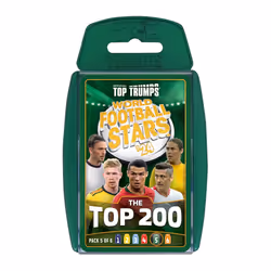 World Football Stars Top 200 - Pack 5 Top Trumps Card Game