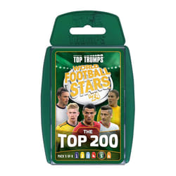World Football Stars Top 200 - Pack 5 Top Trumps Card Game