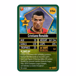 World Football Stars Top 200 - Pack 5 Top Trumps Card Game