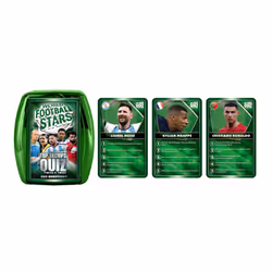 World Football Stars Green Top Trumps Quiz Card Game