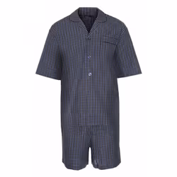 Champion Mens Polycotton Short Pyjama Lounge Wear Set - 4XL, Navy