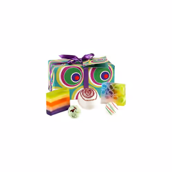 Bomb Cosmetics Funkadelic Handmade Wrapped Bath & Body Gift Pack [Contains 5-Pieces], 420g