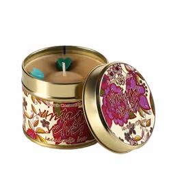 Bomb Cosmetics Floral Scented Decorative Tin Vintage Velvet Fragrance Candle