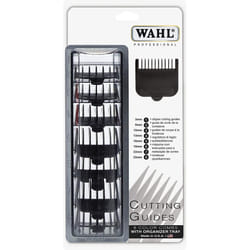 Black Attachment Comb Clippers Set -  wahl black comb plastic attachments standard multi cut clippers