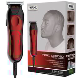 Wahl T-Pro Corded Men's Hair Trimmer Clipper Kit T-Blade Detailing with 3 Combs