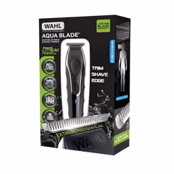 Wahl Cordless Aqua Blade Wet Dry Stubble & Beard Trimmer Grooming Set 9899-800
