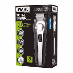 Wahl Cordless Total Beard Rechargeable Trimmer Grooming Set 0.5 - 12mm 9888-802