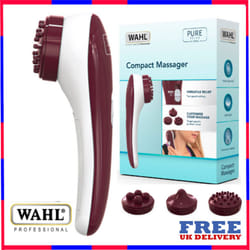 Wahl Battery Operated Pure Relax Compact Body And Face Massager ZY108
