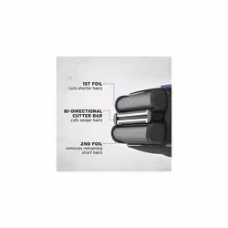 Wahl Clean and Close, Gifts for Men, Christmas Gifts, Men's Shaver, Electric Shavers for Men, Beard Shaving, Flex Foil, Waterproof, Easy Clean,