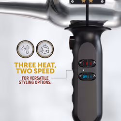 Barber Dryer, Professional Hair Dryers, Pro Styling Tools, Powerful 2200-Watts, Cool Shot Button, 3 Heat&2 Speed Settings, 2 Concentrator Nozzles, 3M