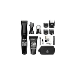 and Peaky Blinders 7-in-1 Multigroomer Gift Set, Rechargeable, Beard and Body Trimmer, Ear and Nose Hair Removal, Moisturiser, Men's Grooming Kit,
