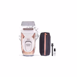 Ladies Shaver, Wet and Dry Hair Remover for Legs Underarms, Bikini Trimmer, Painless Hair Removal, Light Portable Shavers, Sm ...