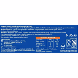 Lucozade Sport Energy Gels, Dual-Fuel Orange flavour, 24 x 45g SEE DATES