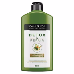 JOHN FRIEDA Detox & Repair, 250 ml, Shampoo, Women, Damaged hair, Dry hair, Repair, Bottle
