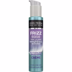 JOHN FRIEDA Weightless Wonder Featherlight Smoothing Crème 100 ml, Hair cream, Women, Curly hair, Thin hair, All colours, 100 ...