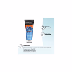 Blue Crush Blue Conditioner 250 ml, Toning Conditioner for Brown Hair, Anti-Brass Conditioner for Brunettes with Crushed Blue Pigments