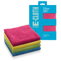 4 x e-Cloth General Purpose Cloths - Kitchen Home Micro Fibre Cleaning & Drying