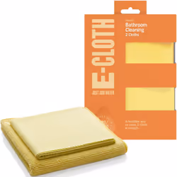 e-Cloth Bathroom Pack Streak-Free Cleaning + Glass & Polishing Cloth No Chemical