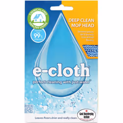 e-Cloth Deep Clean Replacement Mop Head Velcro Hard Floor Cleaning No Chemicals