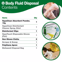 Group HypaClean Body Fluid Disposal Kit (Single Use) - Additional view 4
