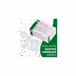 HypaPlast Clear Washproof Assorted (Pack of 100)