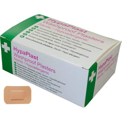 HypaPlast Pink Washproof Plasters, 7.2x5cm (Pack of 100)