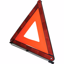Q4232 Safety Warning Triangle for Roadside Breakdowns Foldable Wind Tested with Case