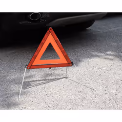 Q4232 Safety Warning Triangle for Roadside Breakdowns Foldable Wind Tested with Case