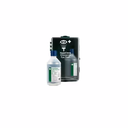 Safety First Aid Group HypaClens Eye Wash Station Cabinet Wall-Mounted with 2 x 500 ml Eye Wash Bottles