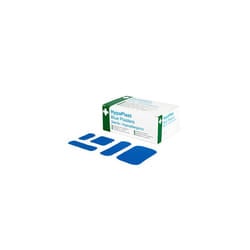HypaPlast Blue Visually Detectable Washproof Plasters, Assorted (Pack of 100)