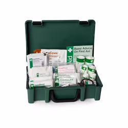 K3170SM Economy Catering Kitchen First Aid Kit, Small Fully-Stocked 1-10 Persons British Standard