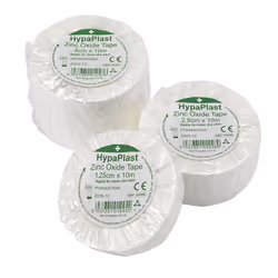 HypaPlast Zinc Oxide Tapes, Assorted Pack 6 Rolls
