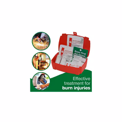 Evolution Plus HypaSoothe Emergency Burns First Aid Kit, Small with Burns Gels and Dressings - for Home, Workplace, Workshop, Catering environments