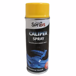 Brake Caliper Spray Yellow Heat Resistant Aerosol Paint High Gloss Finish 400ml