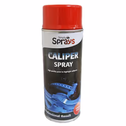 Simply Caliper Spray Red Heat Resistant Aerosol Paint High Gloss Finish 400ml